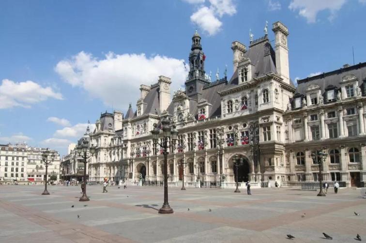 Appartement Quartier Dans Le Marais Hotel De Ville Paris Luaran gambar